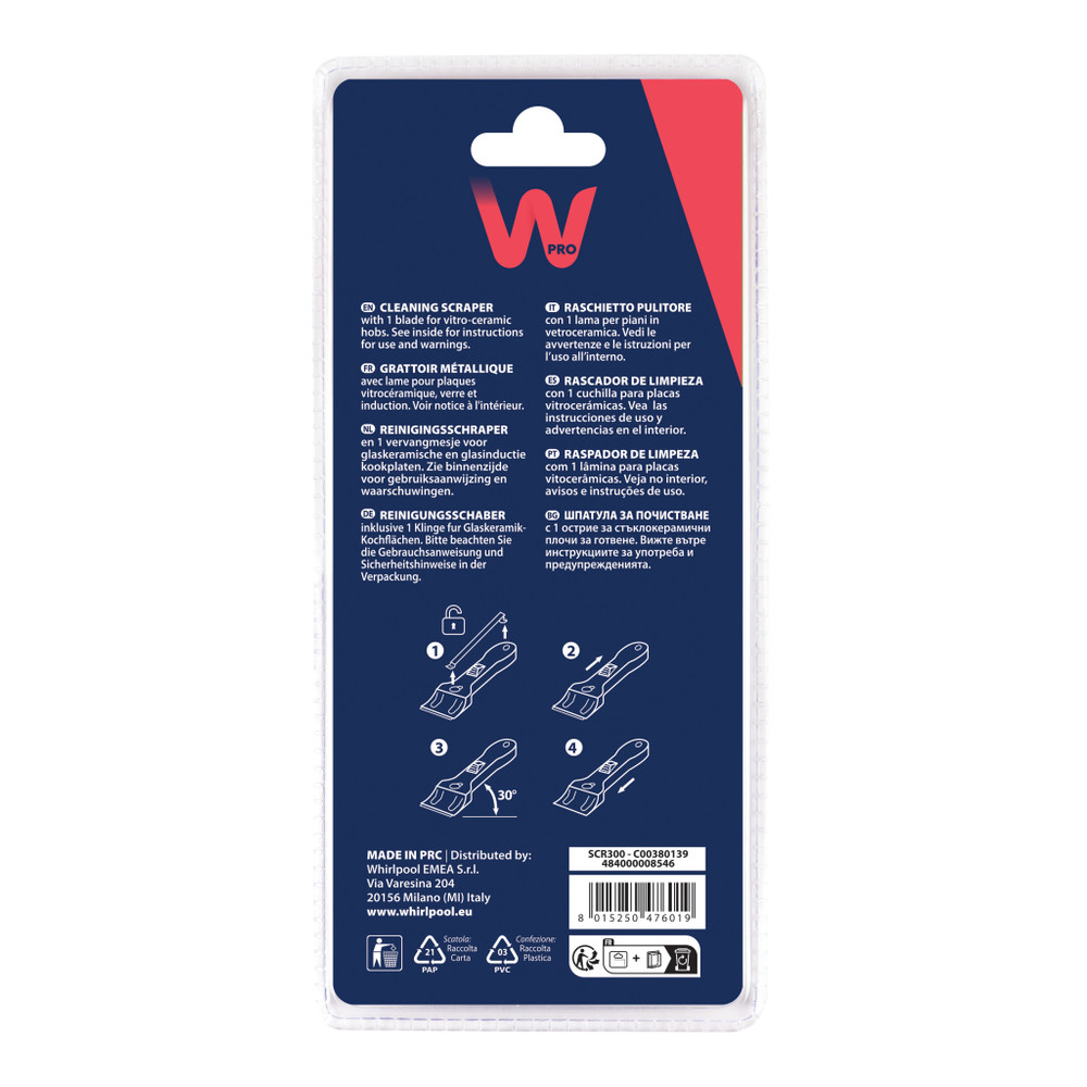 Hotpoint SCR309 Back / Lateral