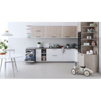 Indesit Máquina de lavar loiça Livre Instalação I0F D651 X Livre Instalação B Lifestyle frontal open