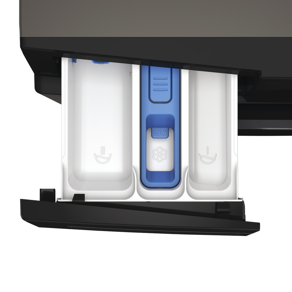 Bauknecht Lave-linge Appareil à pose libre BKWM8209 Manhattan Grey Chargeurs frontaux A Drawer