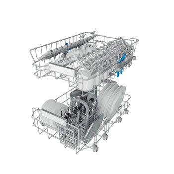 Indesit Съдомиялна машина Свободностоящи DSFO 3T224 Свободностоящи E Technical Translucent