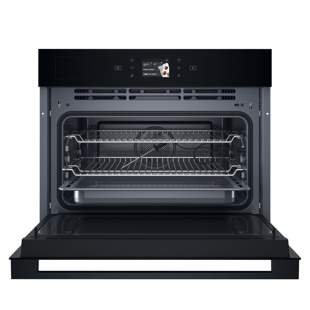 Bauknecht Mikrowelle Einbaugerät BCT9A9PHTSKA Schwarz Elektronisch 53 Kombinationsbetrieb mit Mikrowelle 950 Frontal open