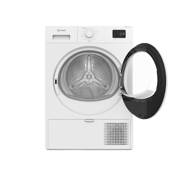 Indesit Dryer IDH E80W IRE White Frontal open