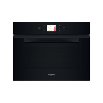 Whirlpool Mikrohullámú sütő Beépíthető WCW11O7HTSB Fekete Elektromos 53 Mikrohullám-Kombi 950 Frontal