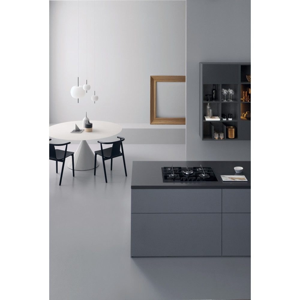 Whirlpool Hob GOWL 758/NB Black Gas Lifestyle frontal