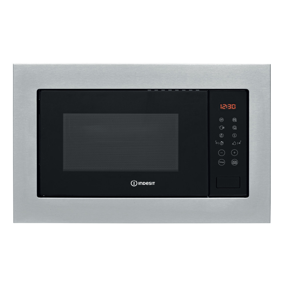 Indesit Microwave Built-in MWI 125 GX UK Stainless steel Electronic 25 MW+Grill function 900 Frontal