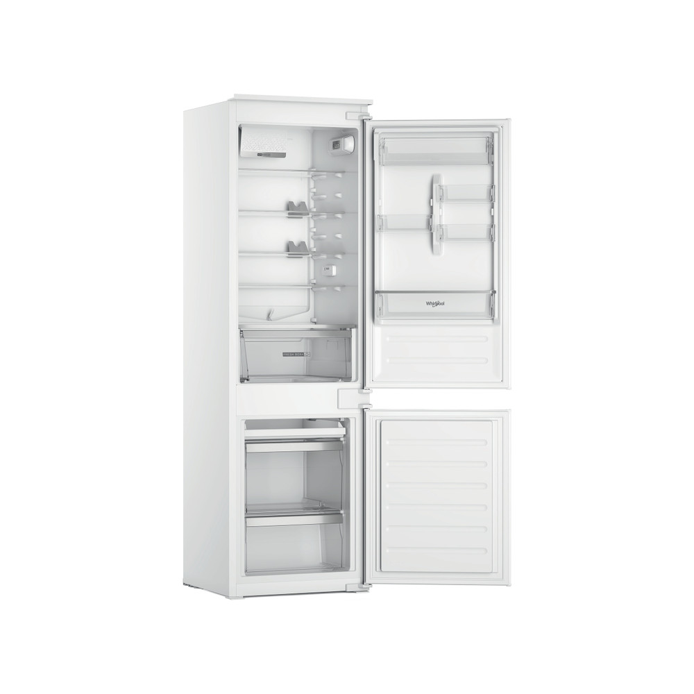 Whirlpool Kombinovaná chladnička s mrazničkou Vstavané WHC18D011C2 Biela 2 doors Frontal