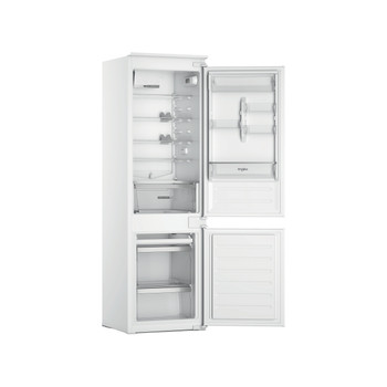 Whirlpool Kombinovaná chladnička s mrazničkou Vestavné WHC18D011C2 Bílá 2 doors Perspective open