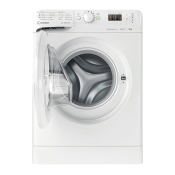 Indsit Maşină de spălat rufe Independent MTWSA 61294 W EE Alb Încărcare frontală C Frontal open