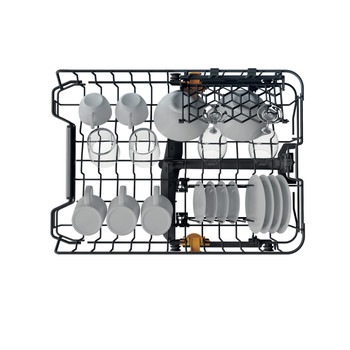 Whirlpool Vaatwasser Vrijstaand WH6FB10BS7A0X Vrijstaand B Rack