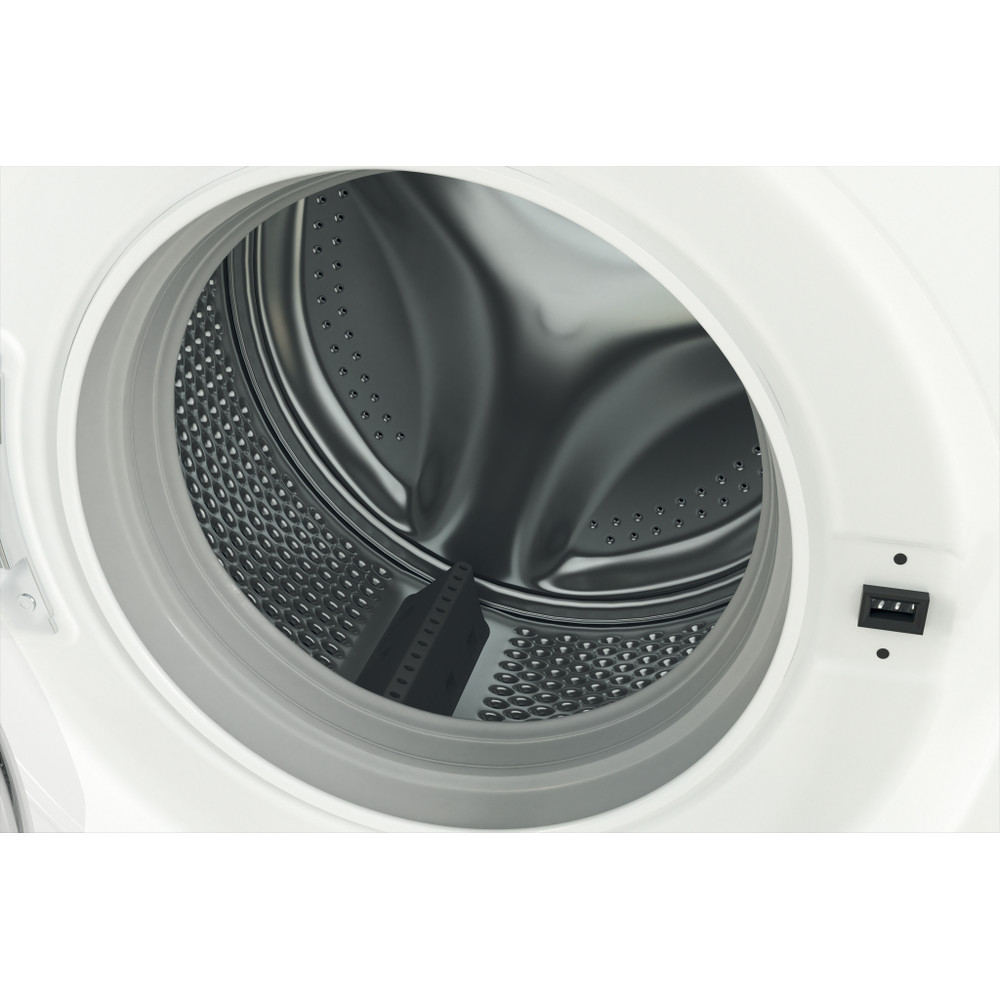 Indesit Veļas mazgājamā mašīna Brīvi stāvošs MTWSA 61053 W EE Balts Priekšējās ielādes D Drum