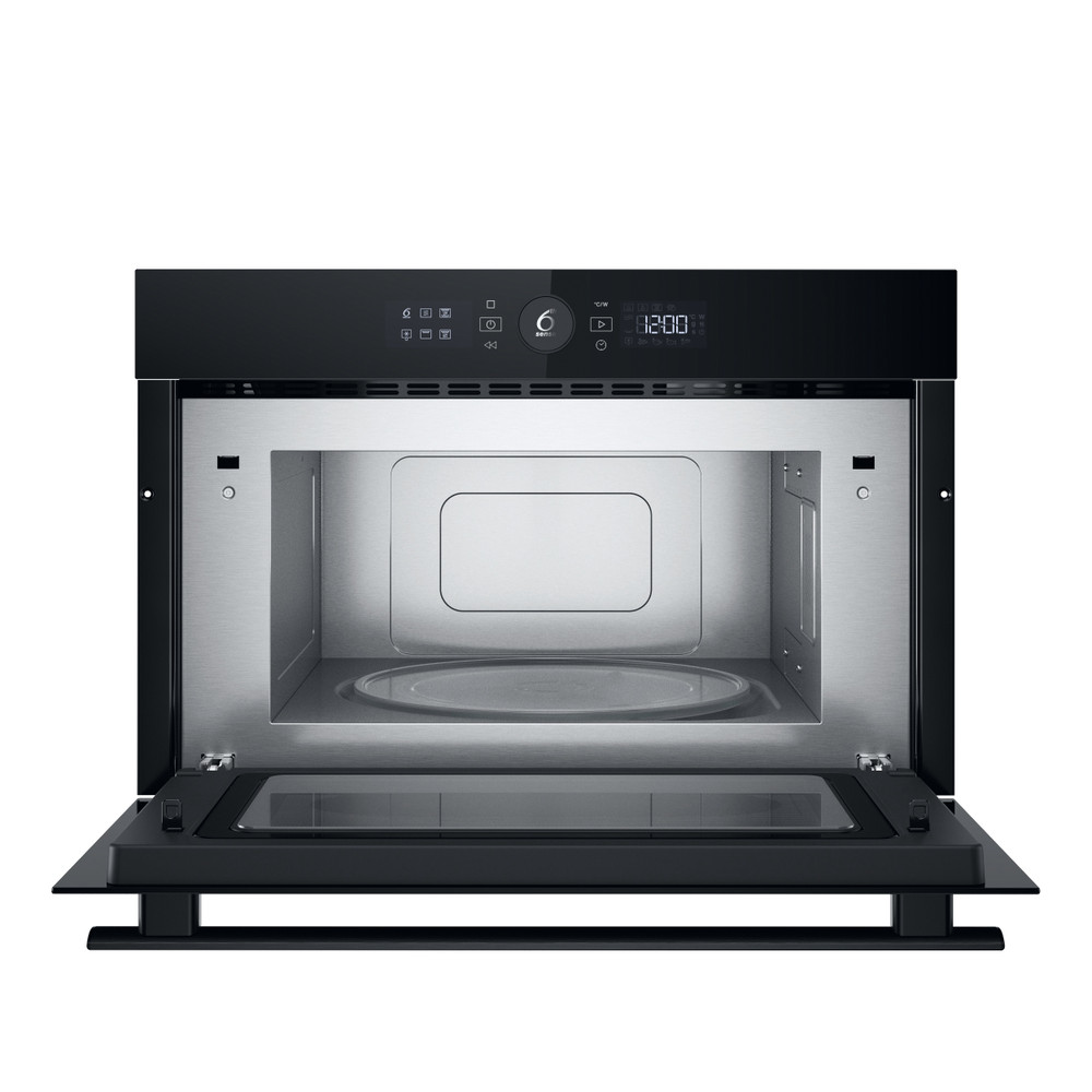 Whirlpool Microondas Encastre WMD44MB Negro Electrónico 31 MW + Función Grill 1000.0 Frontal open