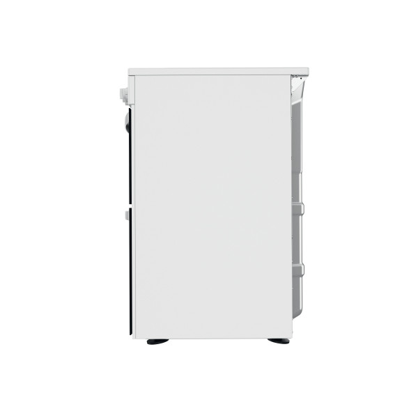Indesit Double Cooker ID67V9KMW/UK White A Back / Lateral