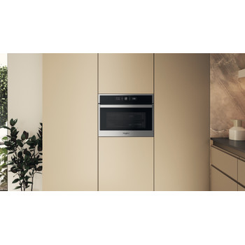 Whirlpool Mikrovågsugn Inbyggda WMW47HMX Inox Elektronisk 40 MW-kombi 900 Lifestyle frontal