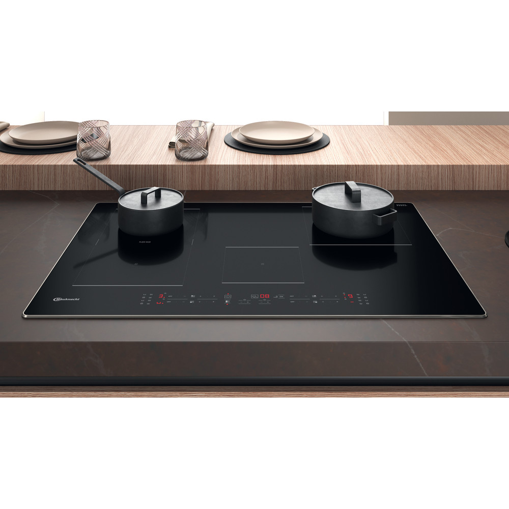 Bauknecht Kookplaat BB 4777C AL Zwart Induction vitroceramic Lifestyle frontal top down