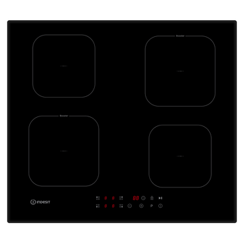 Indesit Placa IS F 18Q60 NE Preto Induction vitroceramic Frontal