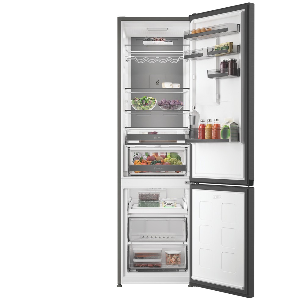 Whirlpool Холодильник з нижньою морозильною камерою. Соло WHK 26414 XBR7EA1 ARC 764 Manhattan Gray 2 двері Lifestyle frontal open