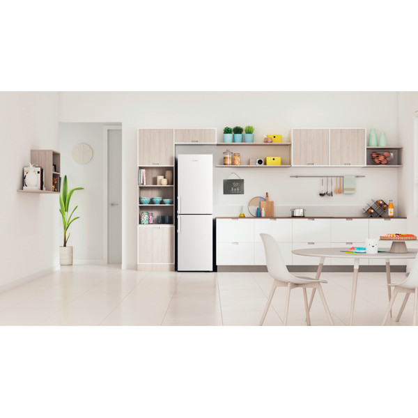 Indesit Fridge-Freezer Combination Free-standing IB55 732 W UK White 2 doors Lifestyle frontal