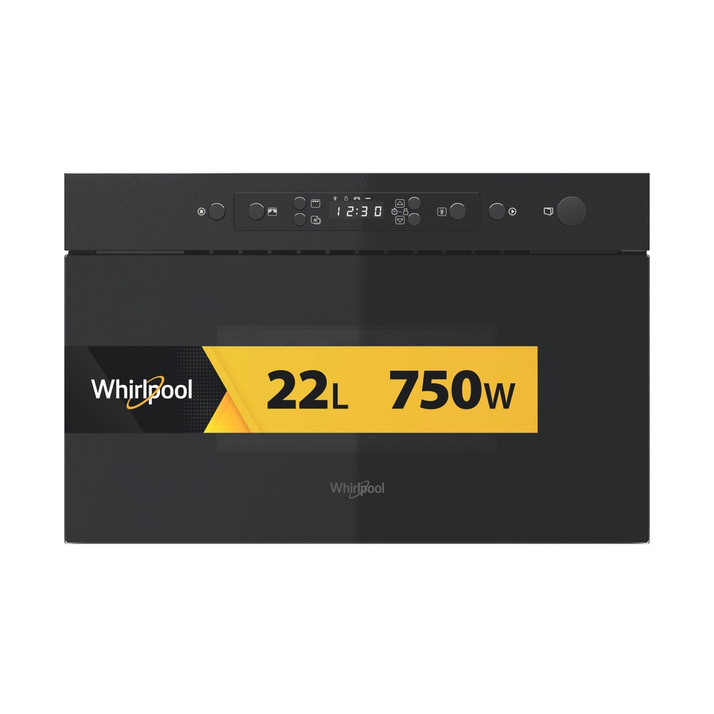 Whirlpool Mikrovlnná rúra Vstavané MBNA920B Čierna Elektronické 22 Mikrovlny + Gril 750 Frontal