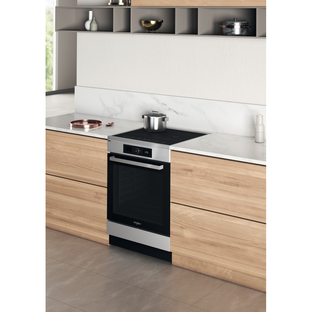Whirlpool Cuisinière WS68IB8ACX/FR Inox Non Lifestyle perspective