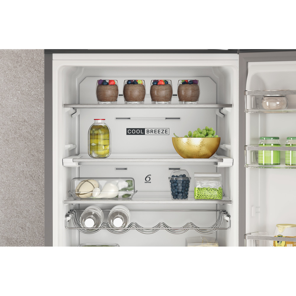 Whirlpool Kombinirani hladnjak Samostojeći W7X 94T SX Saturn Steel 2 doors Lifestyle detail