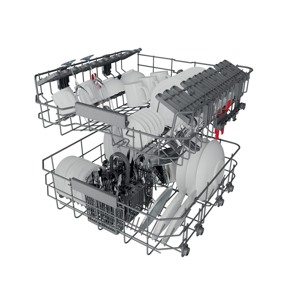 Whirlpool Myčka nádobí Volně stojící WFO 3C33 6.5 X Volně stojící D Technical Translucent