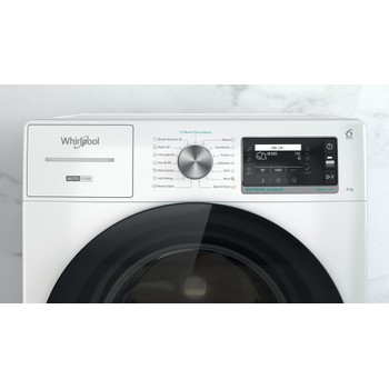 Whirlpool Perilica za rublje Samostojeći W7X W845WB EE Bijela Prednje punjenje B Lifestyle control panel