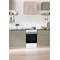 Indesit Plīts IS5V8GMW/E Balts Electrical Lifestyle perspective