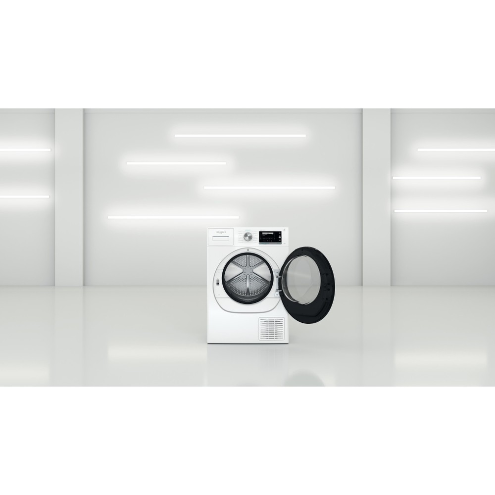 Whirlpool Szárító W7 D84WB EE Fehér Lifestyle frontal open