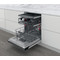 Whirlpool Trauku mazgājamā mašīna Iebūvējams WBC 3C34 PF X Half-integrated D Frontal