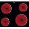 Whirlpool Hob AKT 109 NE Black Radiant vitroceramic Heating element