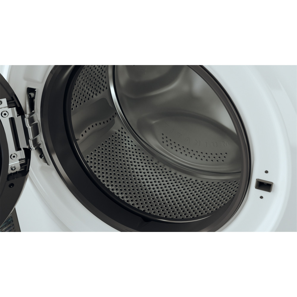 Hotpoint_Ariston Lave-linge Pose-libre NS1069CWKEUN Blanc Lave-linge frontal A Drum