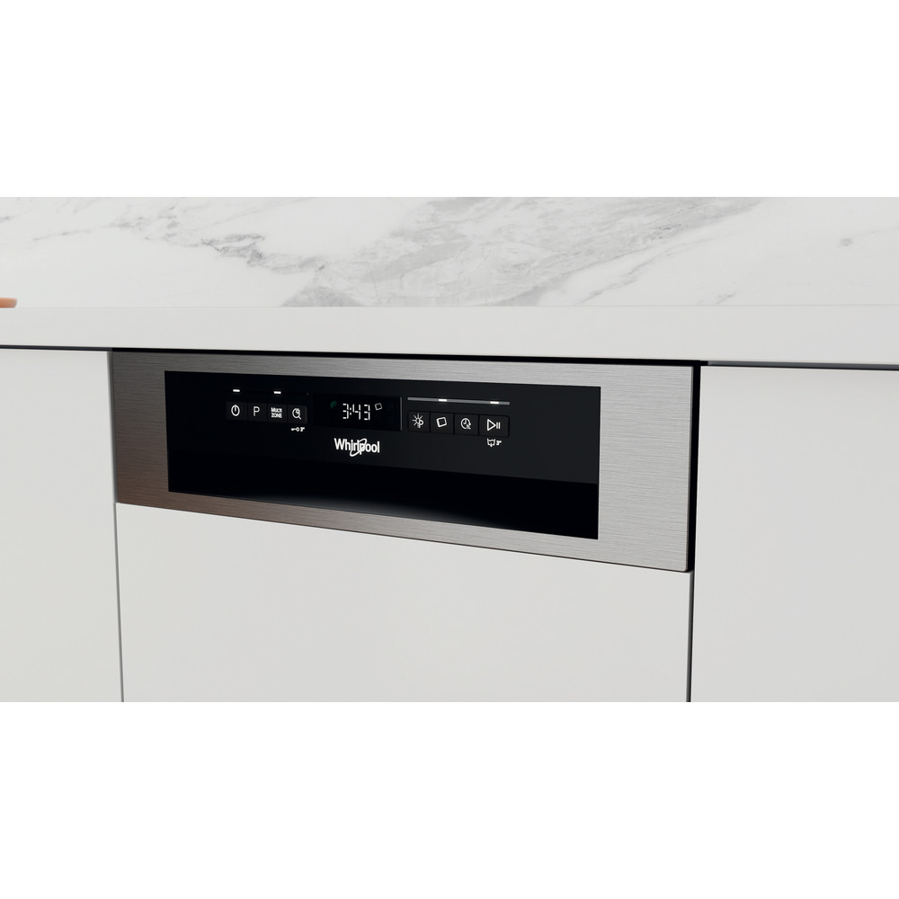Whirlpool Myčka nádobí Vestavné WSBO 3O34 PF X Half-integrated D Lifestyle control panel