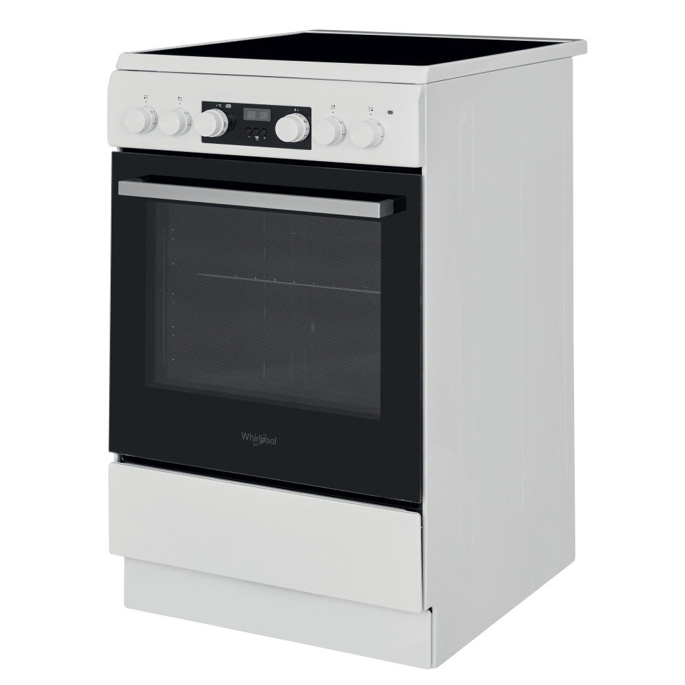 Whirlpool Tűzhely WS5V8CCW/E Fehér Electrical Perspective