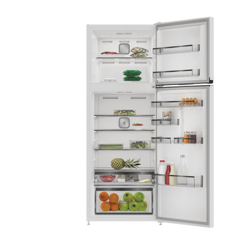 Whirlpool Koel-vriescombinatie Vrijstaand WHD2 6472 XWE Wit 2 deuren Lifestyle frontal open