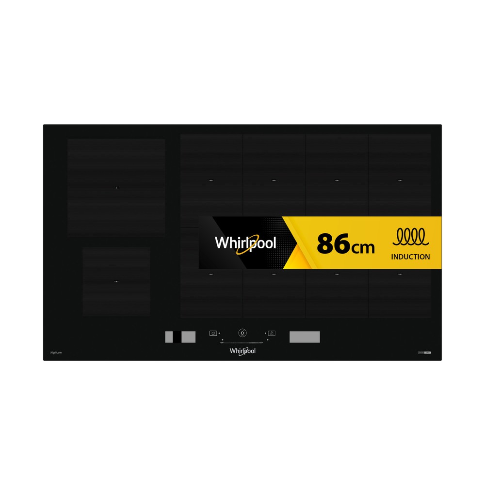 Whirlpool Table de cuisson SMP2 9010 C/NE/IXL Noir Induction vitroceramic Frontal