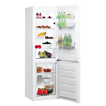 Indsit Racitor-congelator combinat Independent LI8 S1E W Global white 2 doors Perspective open