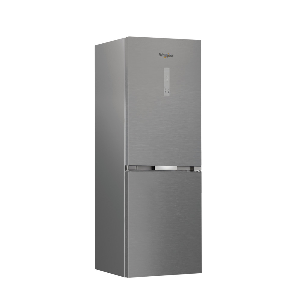 Whirlpool Réfrigérateur combiné Pose-libre WHK 26363 XP6E New Silver – ARC 1035 2 portes Perspective