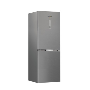 Whirlpool Réfrigérateur combiné Pose-libre WHK 26363 XP6E New Silver – ARC 1035 2 portes Perspective