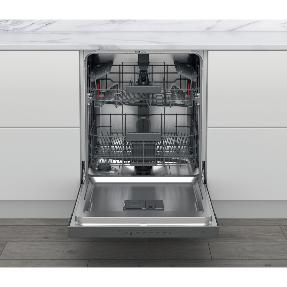 Whirlpool Perilica posuđa Ugradbeni WBC 3C26 X Half-integrated E Frontal open
