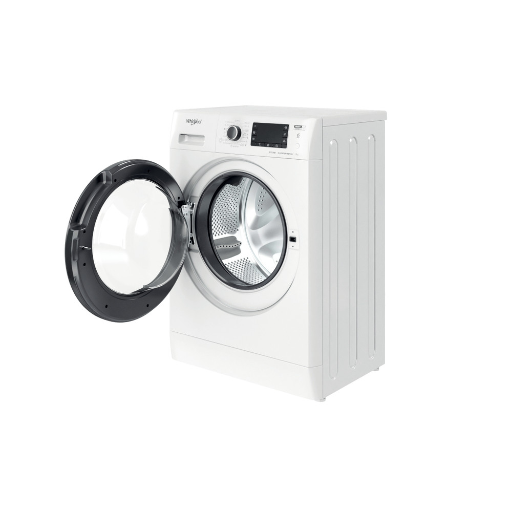 Whirlpool Mosógép Szabadonálló FWSD 81283 BV EE N Fehér Elöltöltős D Perspective open