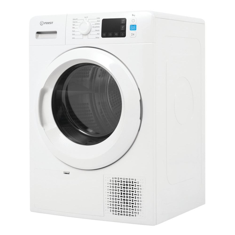 Indesit Dryer YT M11 92 X UK White Perspective
