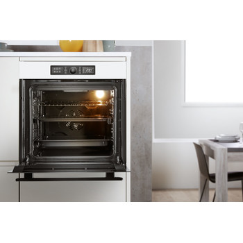Whirlpool Sütő Beépíthető AKZ9 6230 WH Elektromos A+ Lifestyle frontal open
