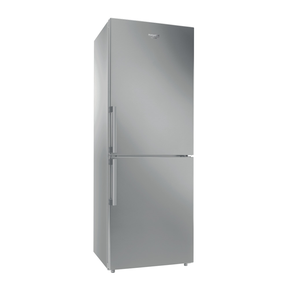 Hotpoint_Ariston Combiné Pose-libre HA70BI 932 S New Alu 2011 2 portes Perspective