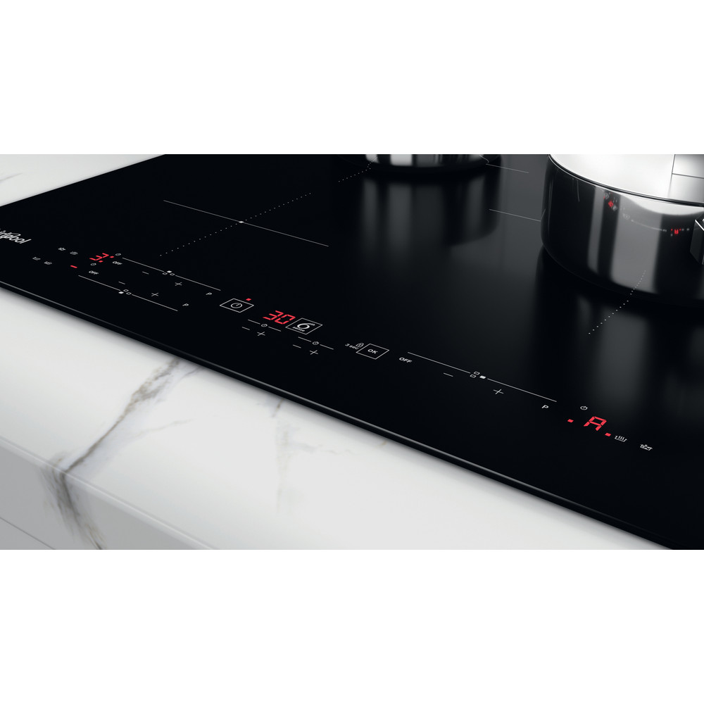 Whirlpool Encimera WS B7560 NE Negro Induction vitroceramic Lifestyle control panel