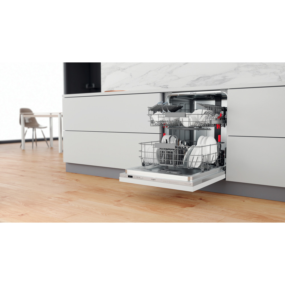 Whirlpool Lave-vaisselle Encastrable WIC 3C33 PE Tout intégrable D Lifestyle perspective open