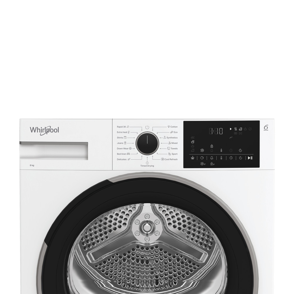Whirlpool Torktumlare WSD 86M WB EE White Control panel