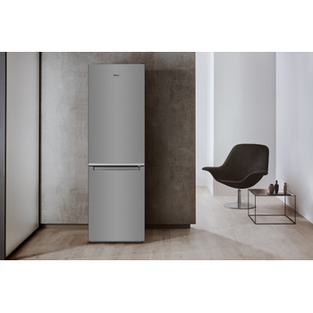 Whirlpool Холодильник з нижньою морозильною камерою. Соло W5 811E OX Optic Inox 2 двері Lifestyle frontal
