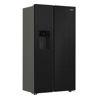 Whirlpool Réfrigérateur américain Pose-libre WHG2 6574W XK5E ARC 764 Manhattan Gray Perspective