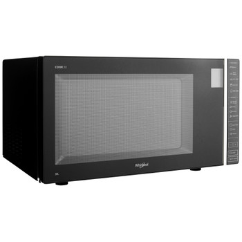 Whirlpool Four à micro-ondes Pose-libre MWP 301 B Noir Électronique 30 Micro-ondes uniquement 900 Perspective