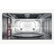 Whirlpool Mikrobølgeovn Fritstående MWSC 9133 SX Rustfrit stål Elektronisk 33 Mikroovn-Kombi 1000 Perspective